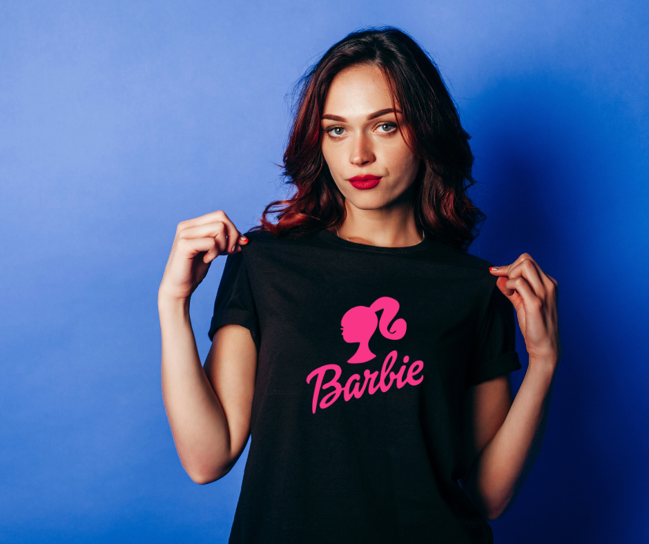 Barbie silhouette shirt sales
